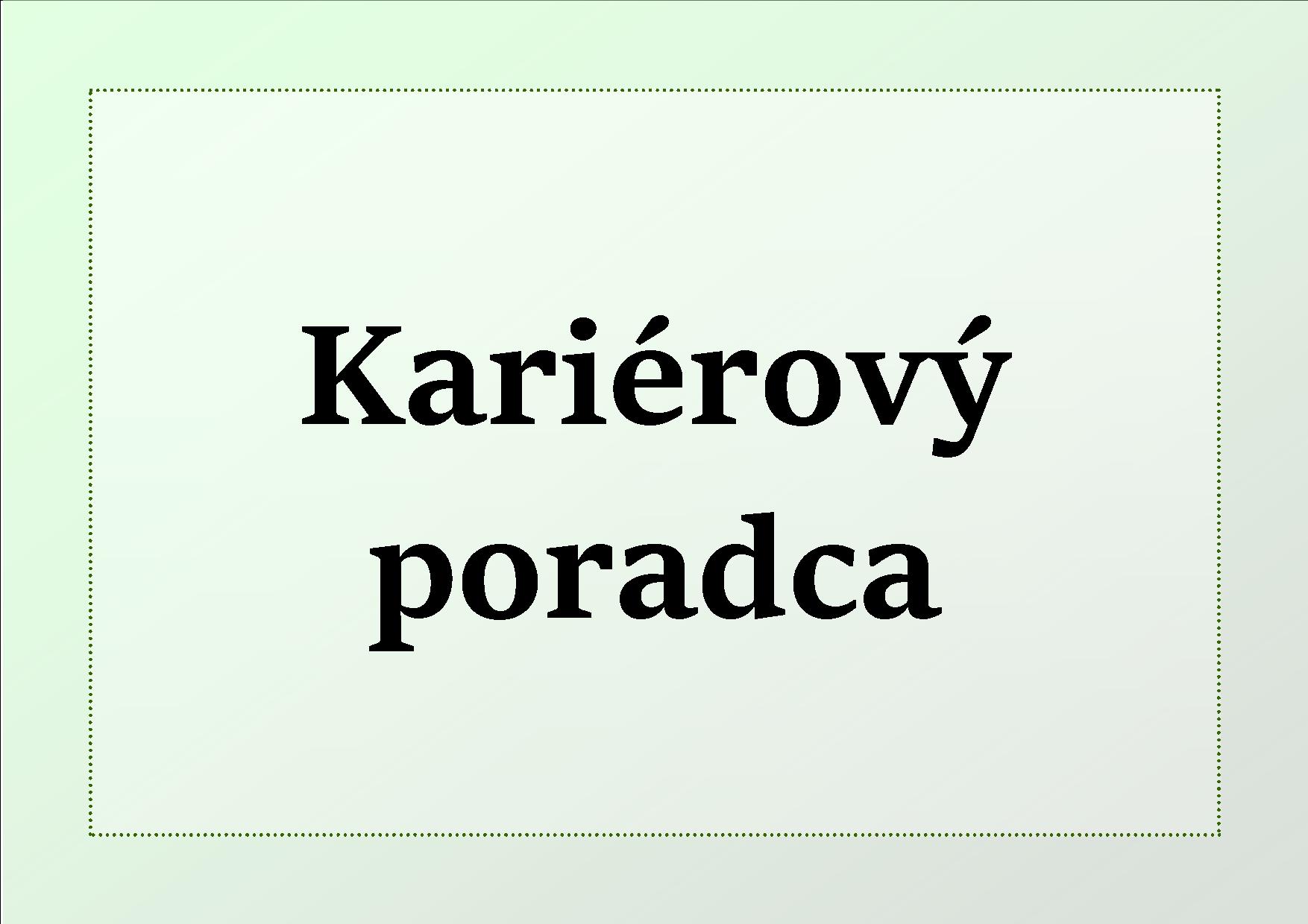 karierovy poradca